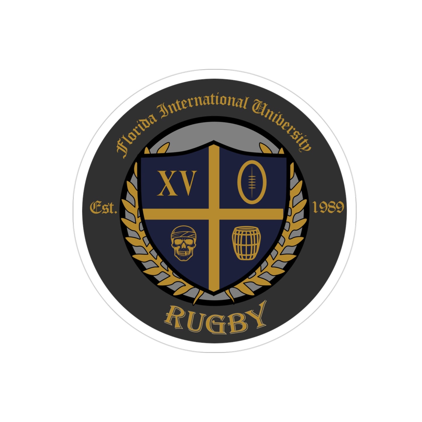 FIU Rugby Sticker