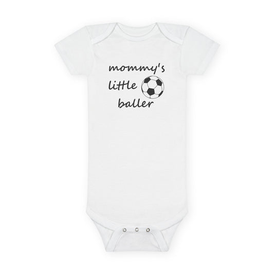 Mommy's Little Baller Short Sleeve Onesie®