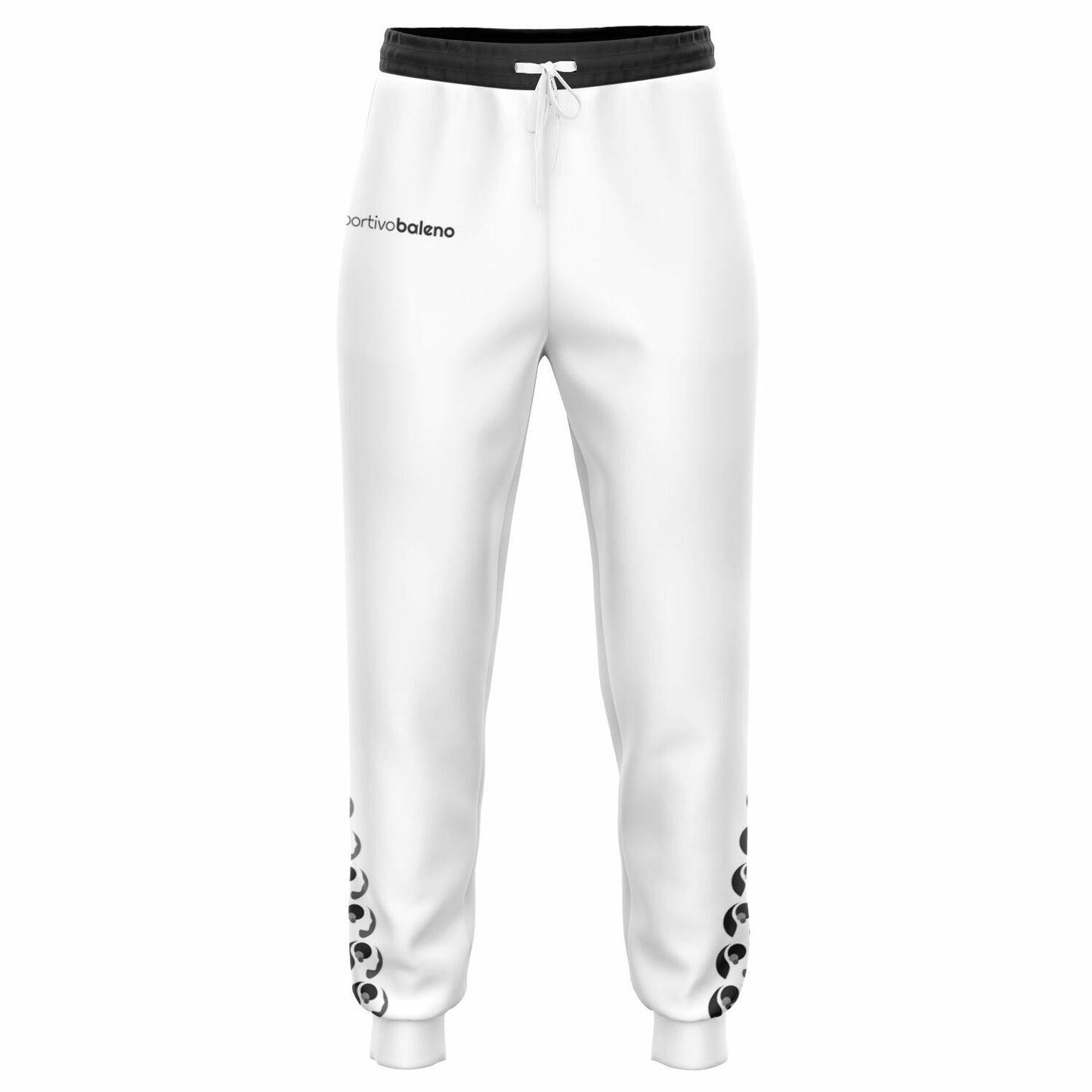 Unisex Athletic Pants - White - No Color