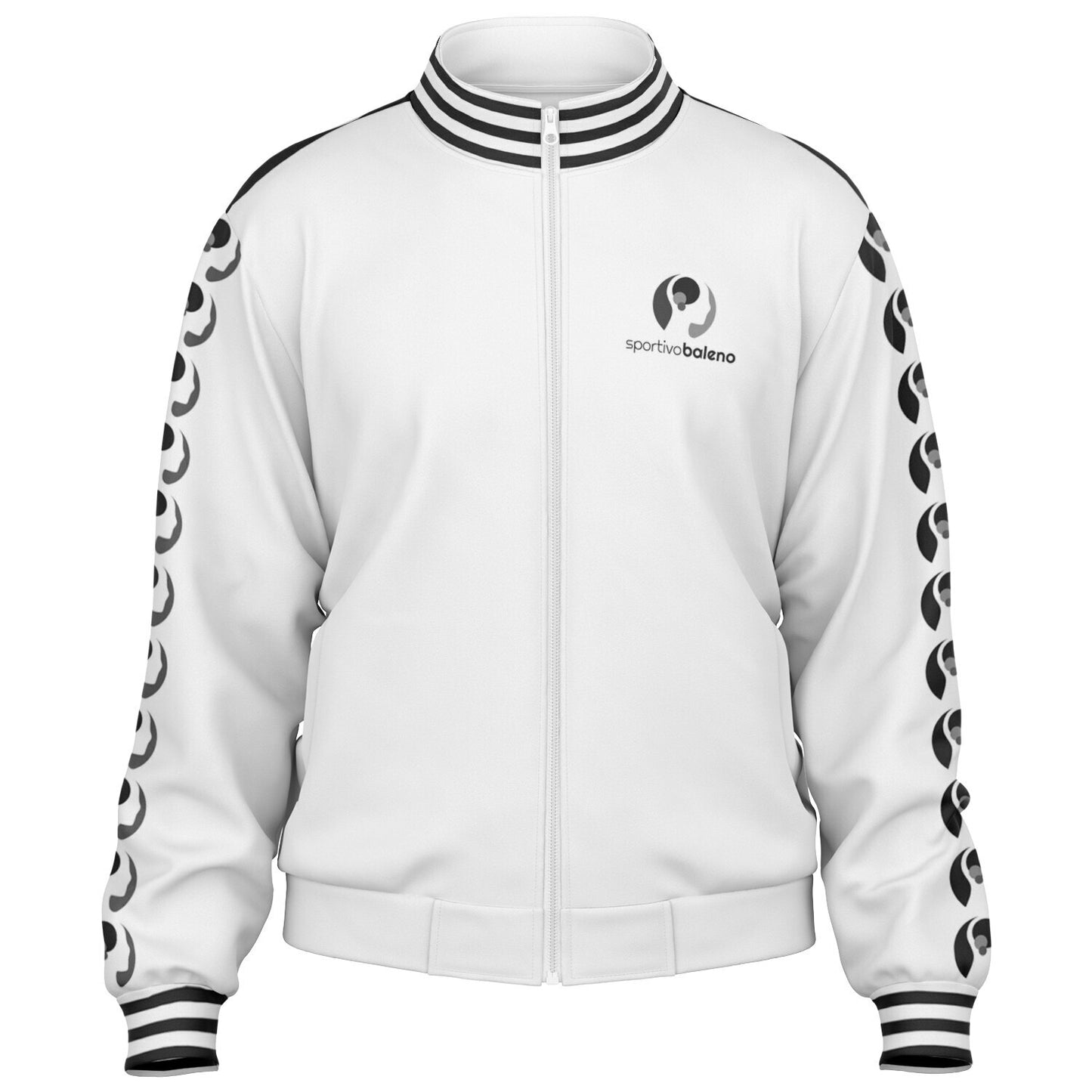 Unisex Classic Logo Training Jacket - White - No Color