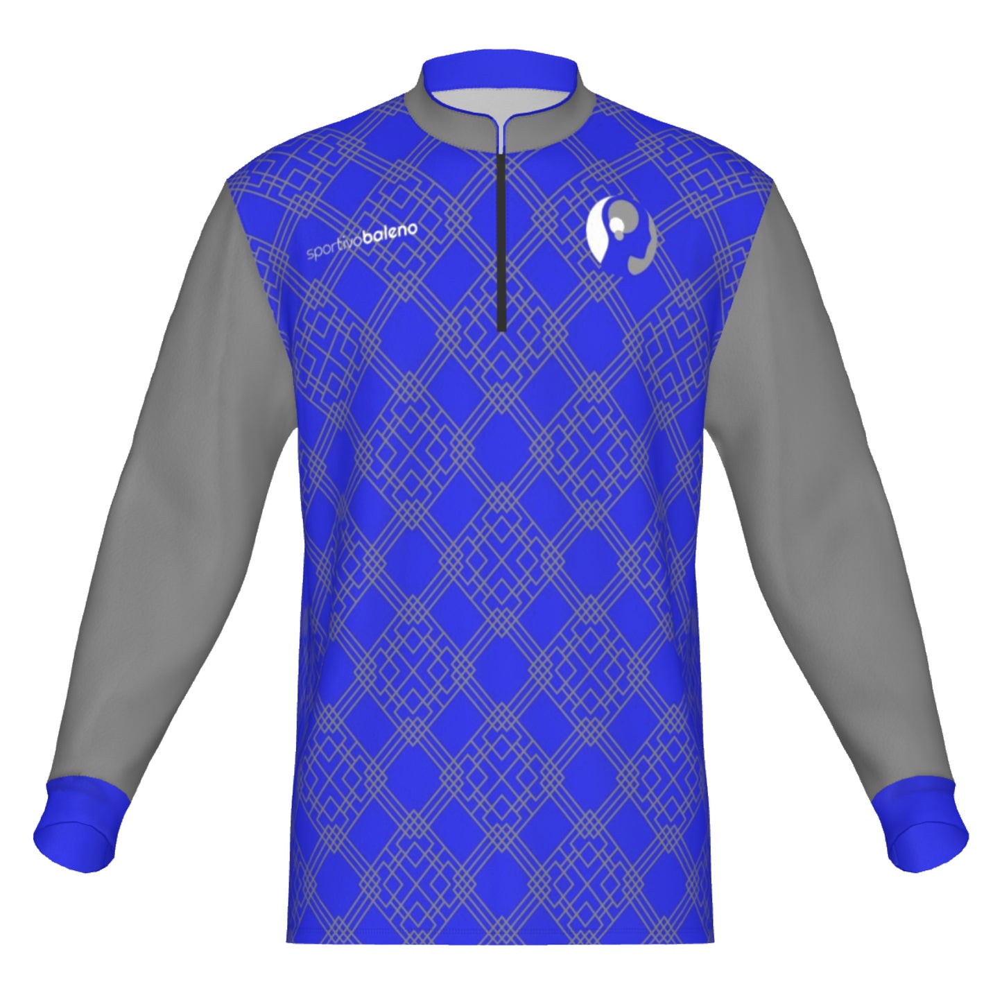 Geo Quarter Zip Longsleeve