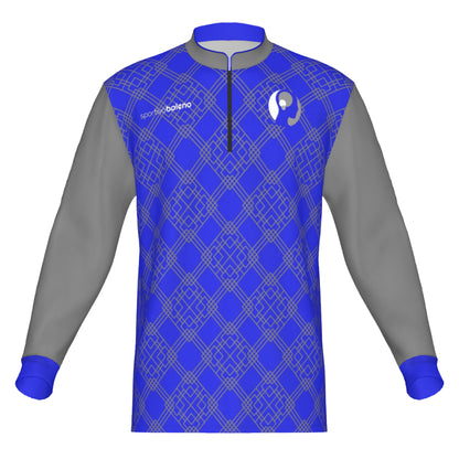 Geo Quarter Zip Longsleeve