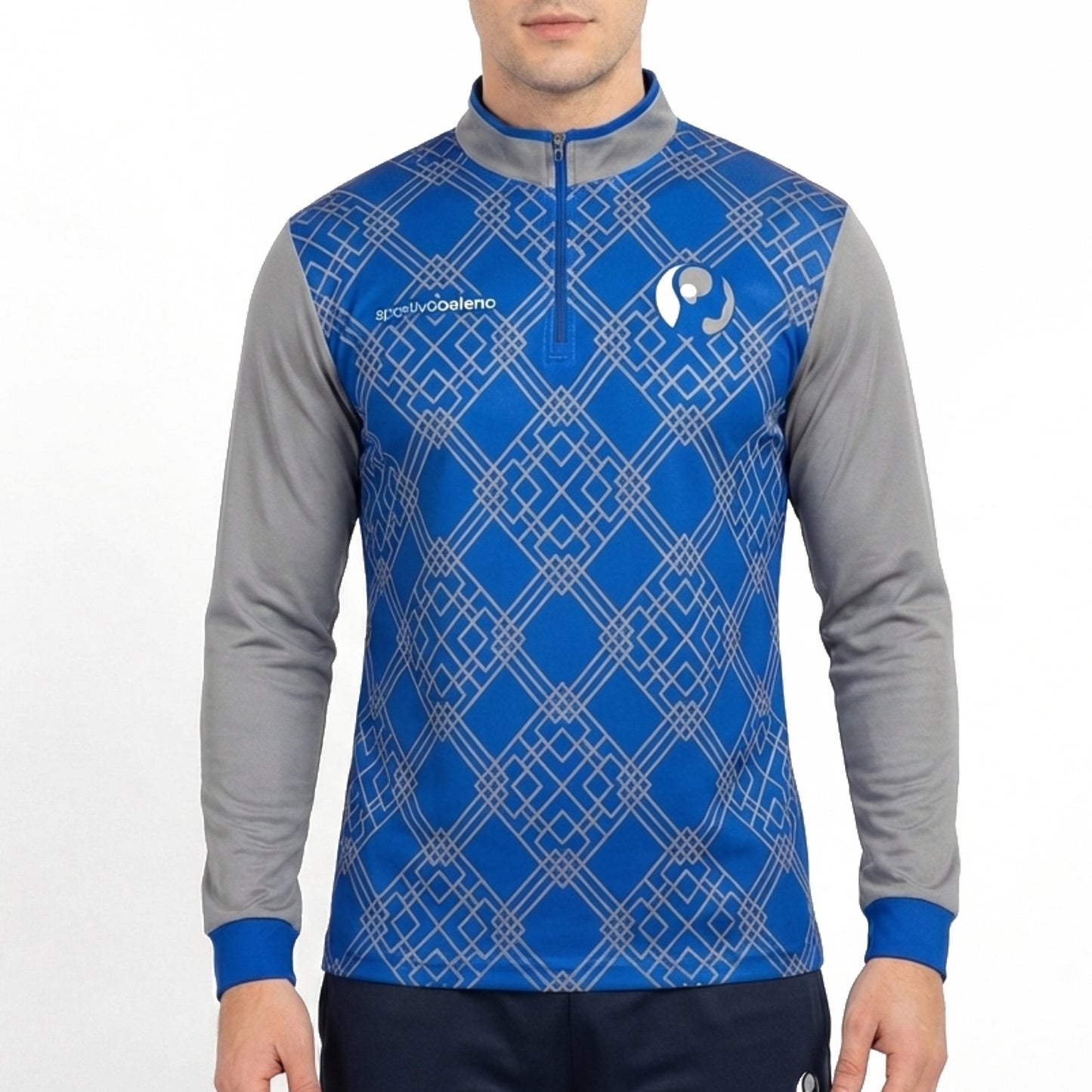 Geo Quarter Zip Longsleeve