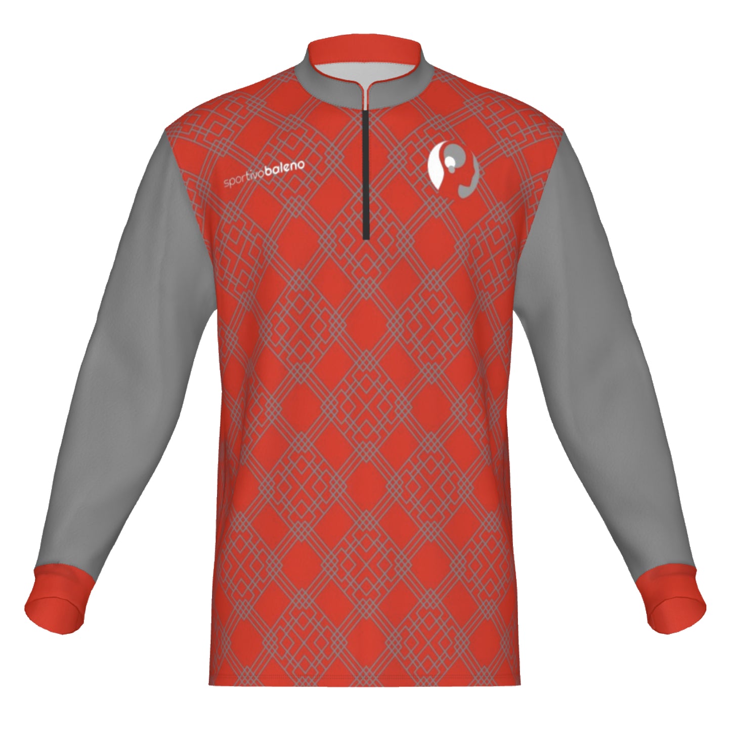 Geo Quarter Zip Longsleeve