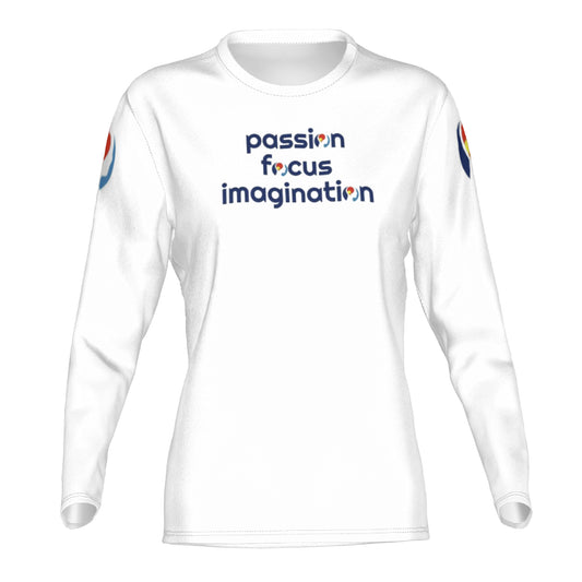 Passion.Focus.Imagination Womens Longsleeve Top