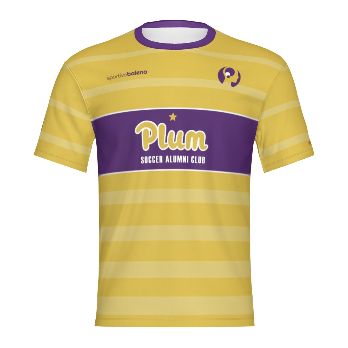 Plum Alumni Soccer Jersey - Gold